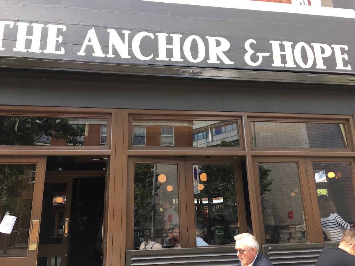 The Anchor & Hope restaurant