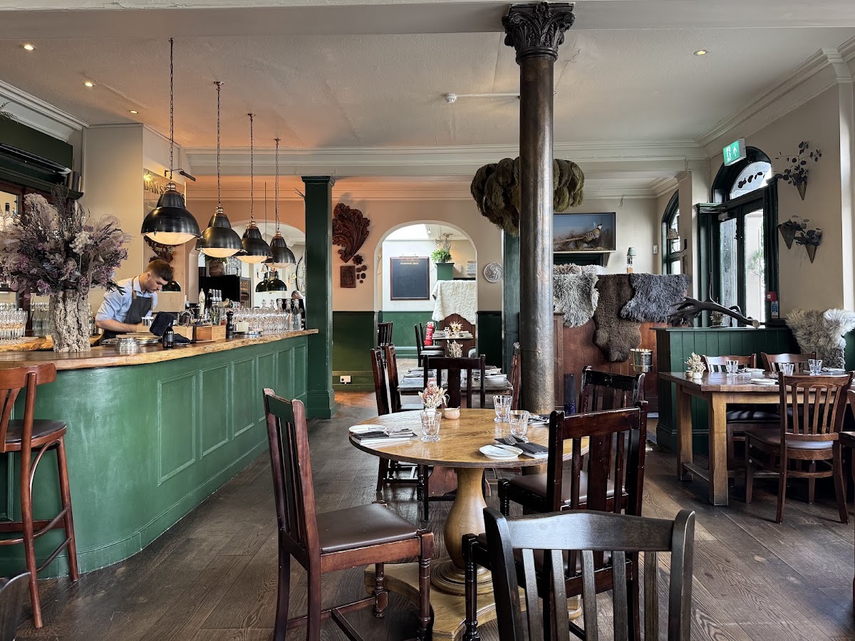 The Harwood Arms restaurant